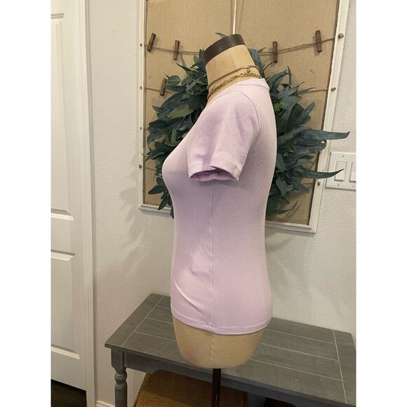 ARITZIA Wilfred Free Lilac Top Shirt Women's size 2XS XXS - Picture 8 of 9